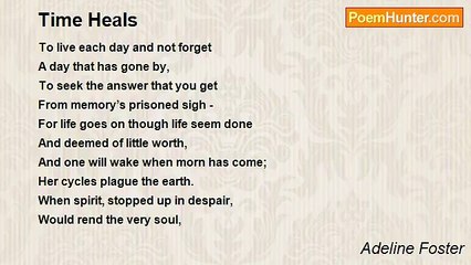 Adeline Foster - Time Heals