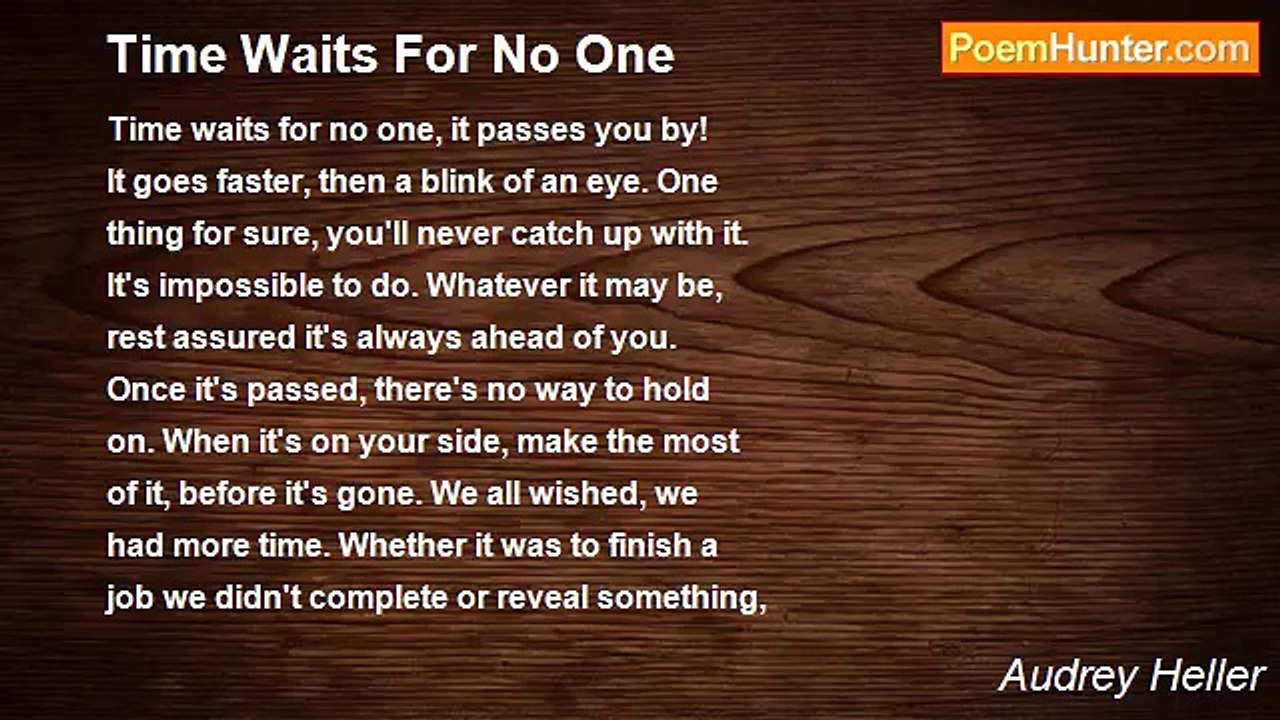 Audrey Heller - Time Waits For No One