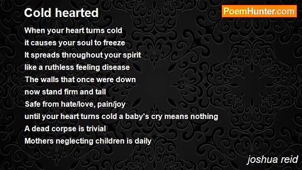 joshua reid - Cold hearted