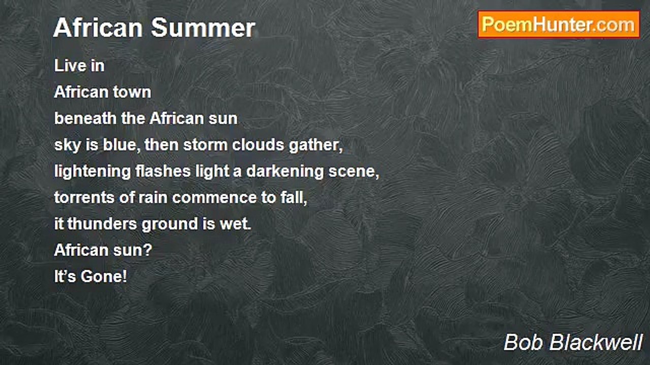 Bob Blackwell - African Summer