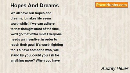 Audrey Heller - Hopes And Dreams