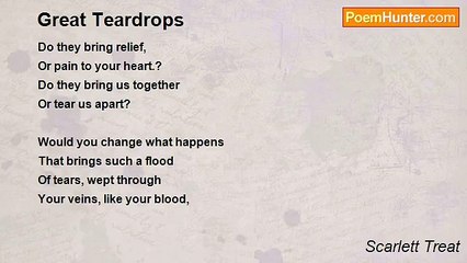 Scarlett Treat - Great Teardrops