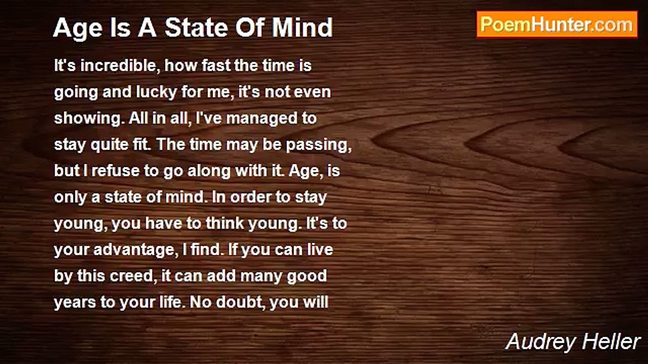 Audrey Heller - Age Is A State Of Mind