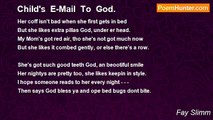 Fay Slimm - Child's  E-Mail  To  God.