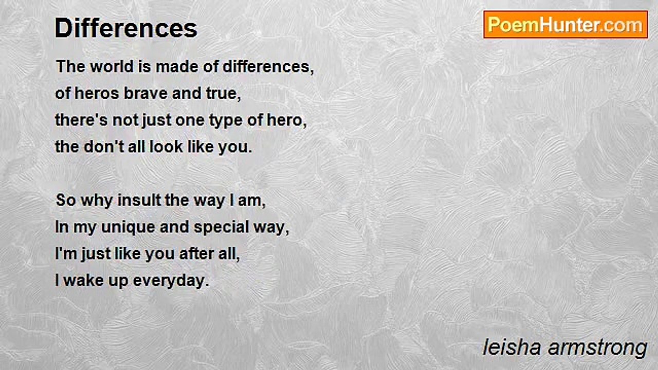 leisha armstrong - Differences