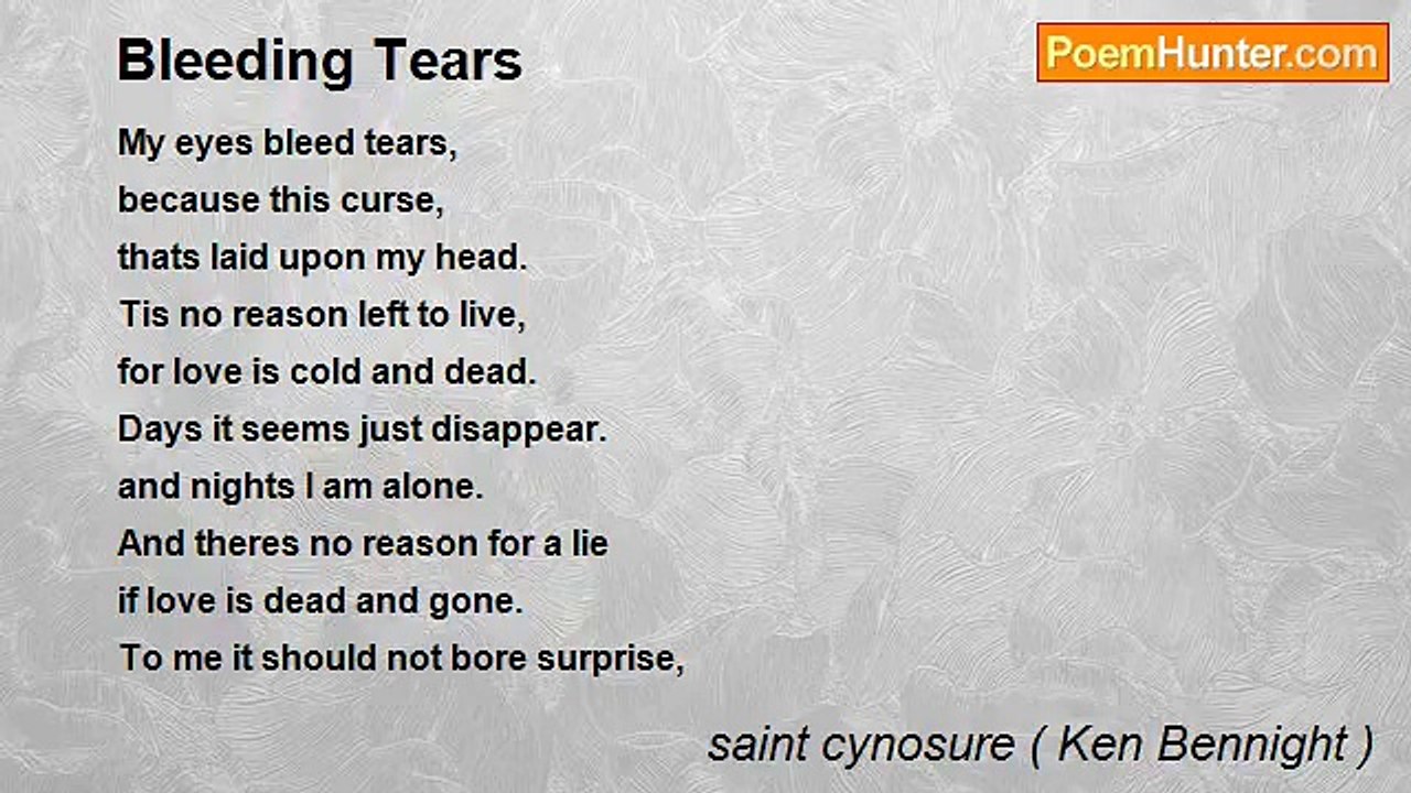 saint cynosure ( Ken Bennight ) - Bleeding Tears