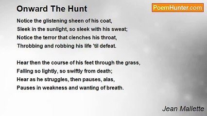 Jean Mallette - Onward The Hunt