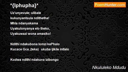Nkululeko Mdudu - *{Iphupha}*