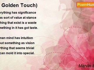 Marvin Brato Sr - (A Golden Touch)