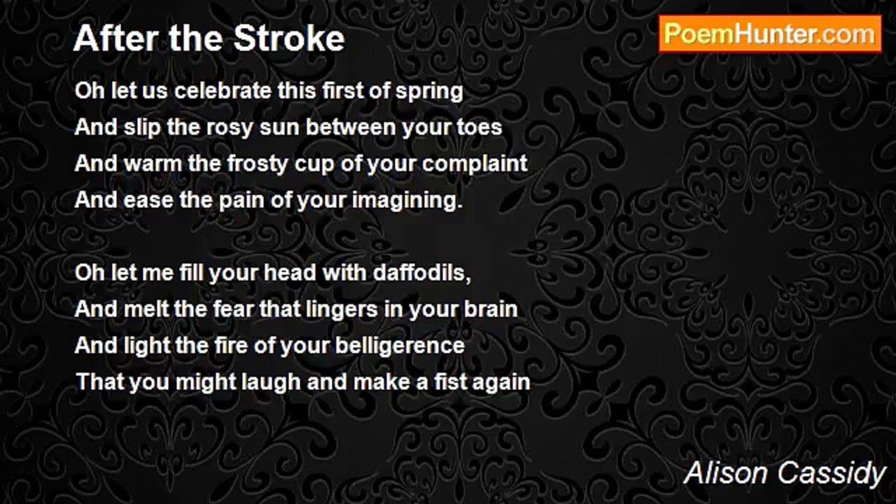 Alison Cassidy - After the Stroke