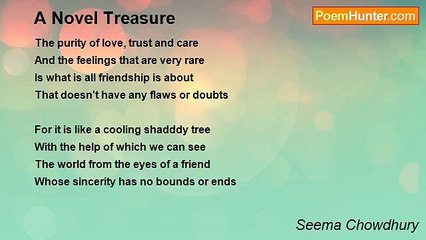 Seema Chowdhury - A Novel Treasure