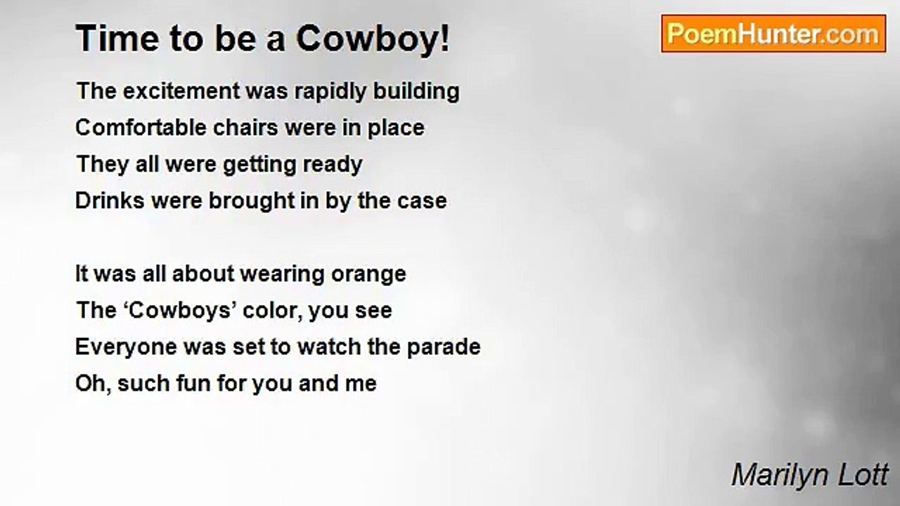 Marilyn Lott - Time to be a Cowboy!
