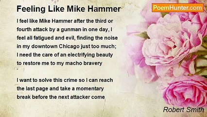 Robert Smith - Feeling Like Mike Hammer