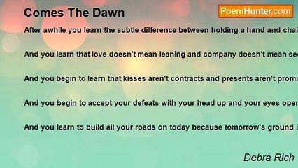 Debra Rich - Comes The Dawn