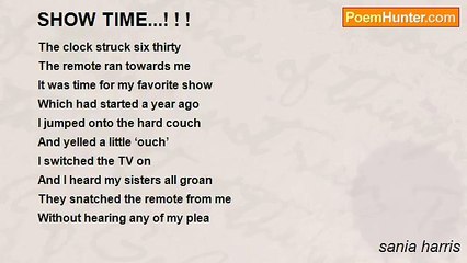 sania harris - SHOW TIME...! ! !