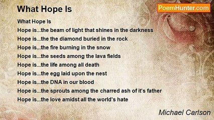 Michael Carlson - What Hope Is