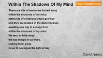 David Harris - Within The Shadows Of My Mind