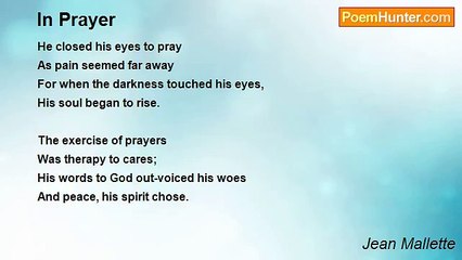 Jean Mallette - In Prayer