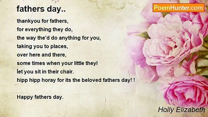 Holly Elizabeth - fathers day..