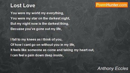 Anthony Eccles - Lost Love