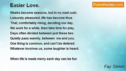 Fay Slimm - Easier Love.