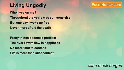 allan macli borges - Living Ungodly