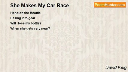 David Keig - She Makes My Car Race