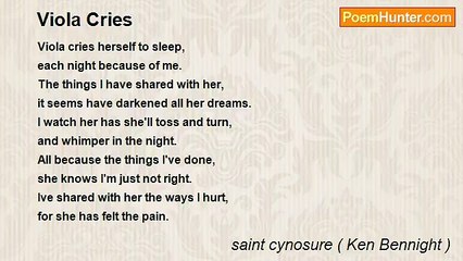 saint cynosure ( Ken Bennight ) - Viola Cries