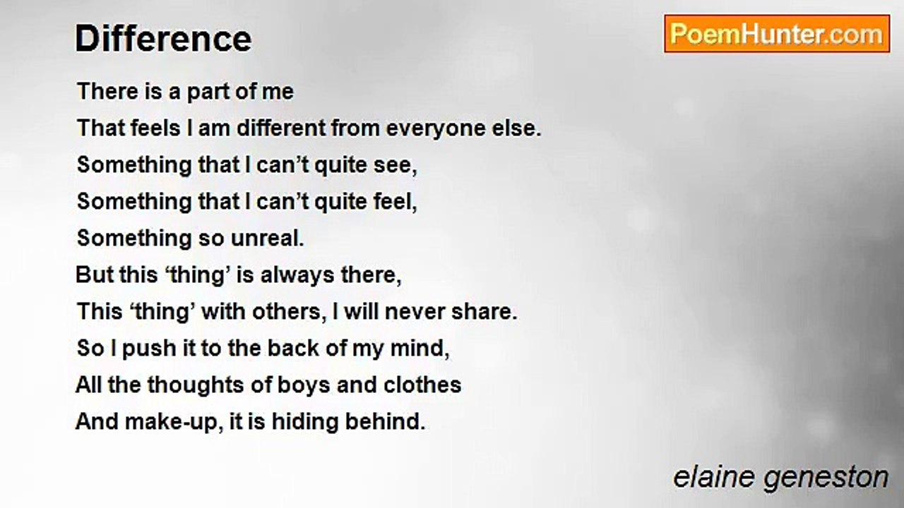 elaine geneston - Difference