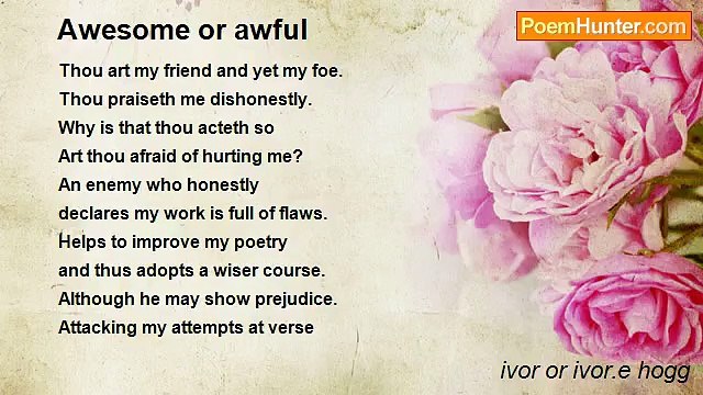 ivor or ivor.e hogg - Awesome or awful