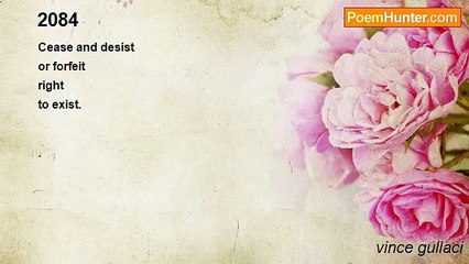 Vince Gullaci - 2084: Cease or Forfeit Rights ✍️
