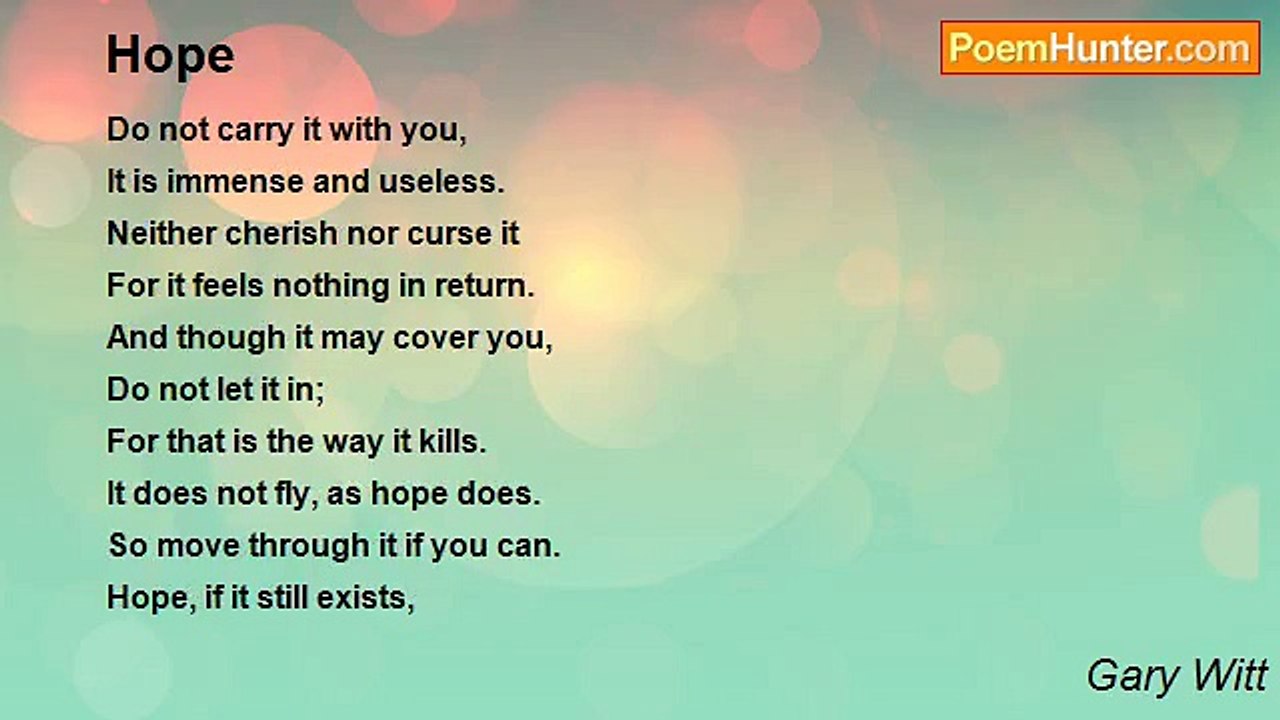 Gary Witt - Hope