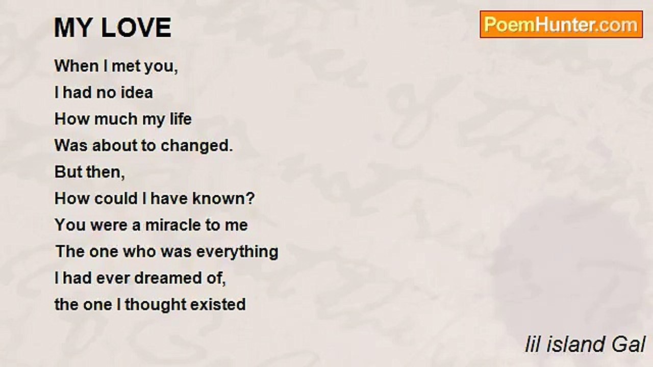 lil island Gal - MY LOVE