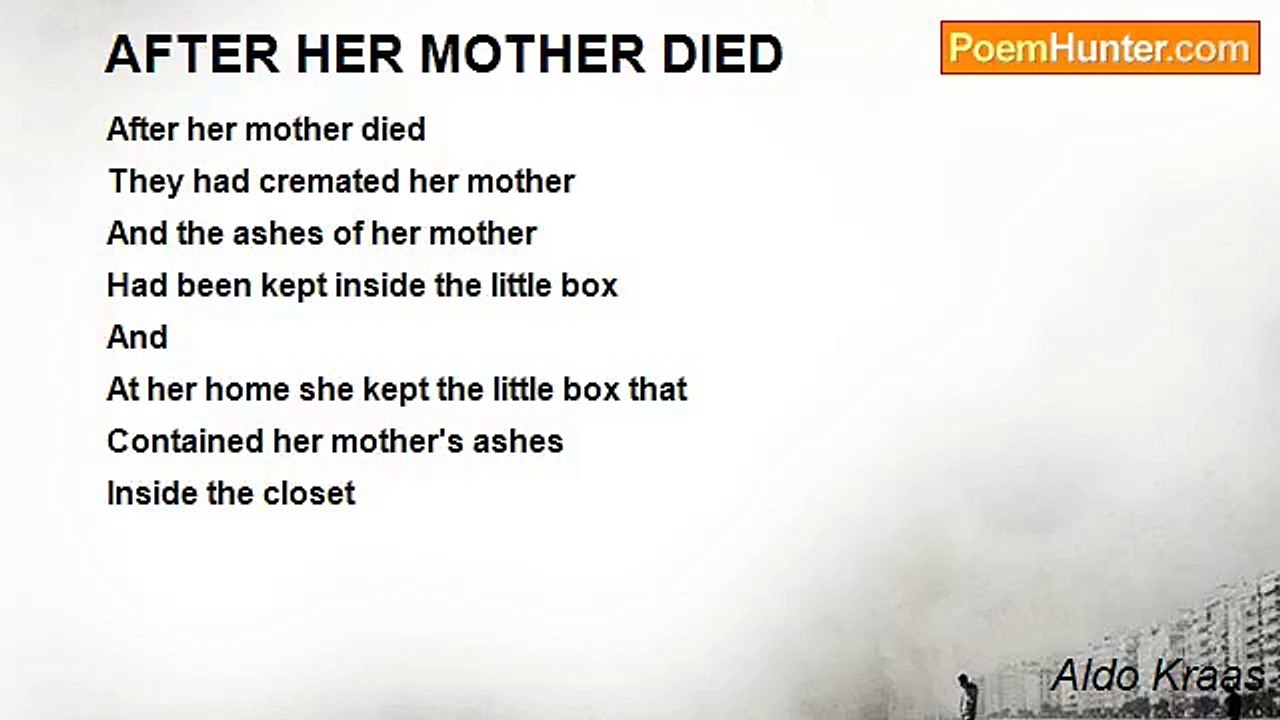 Aldo Kraas - AFTER HER MOTHER DIED