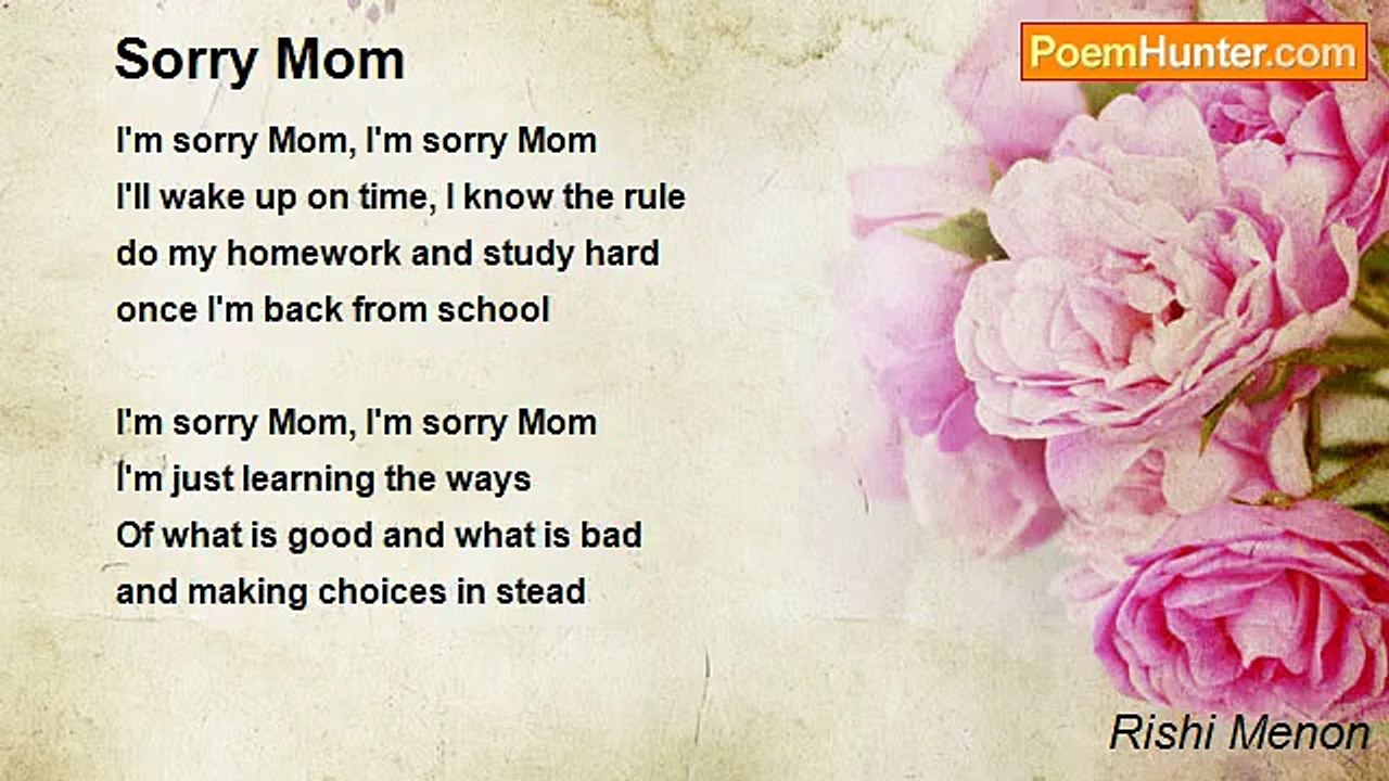 Rishi Menon - Sorry Mom