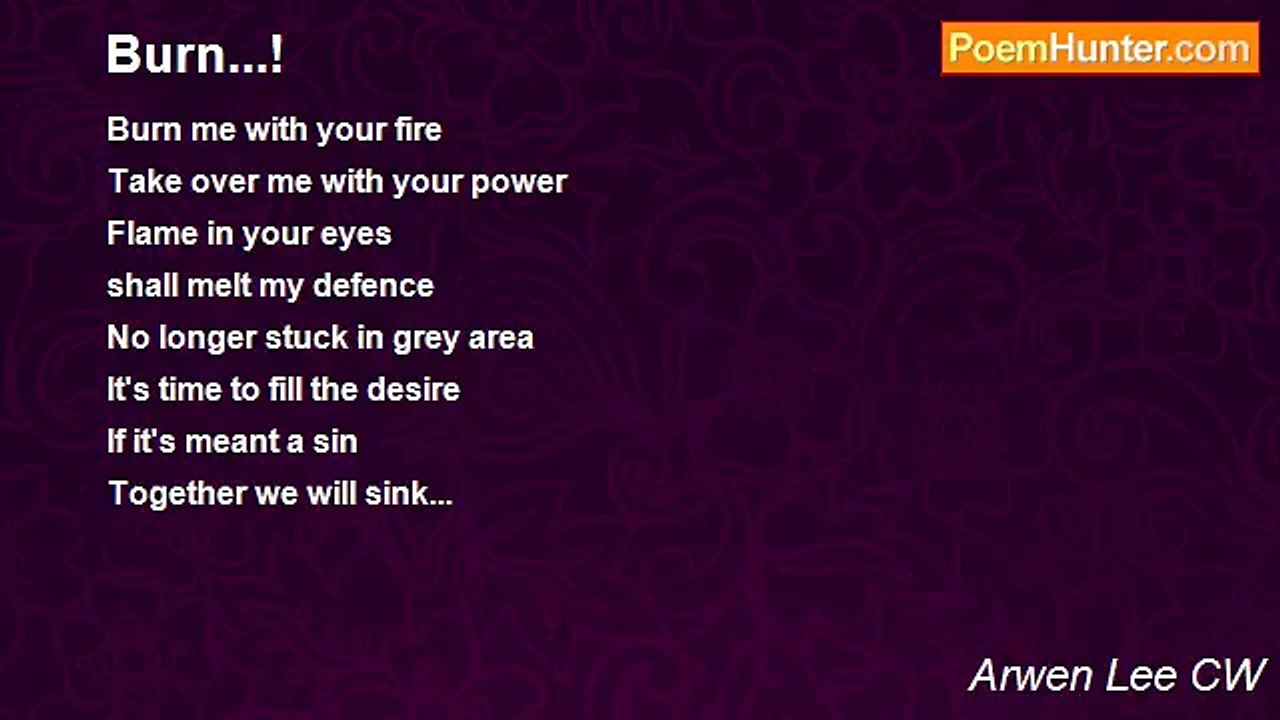 Arwen Lee CW - Burn...!
