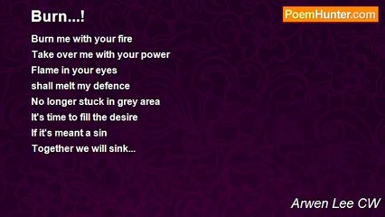 Arwen Lee CW - Burn...!