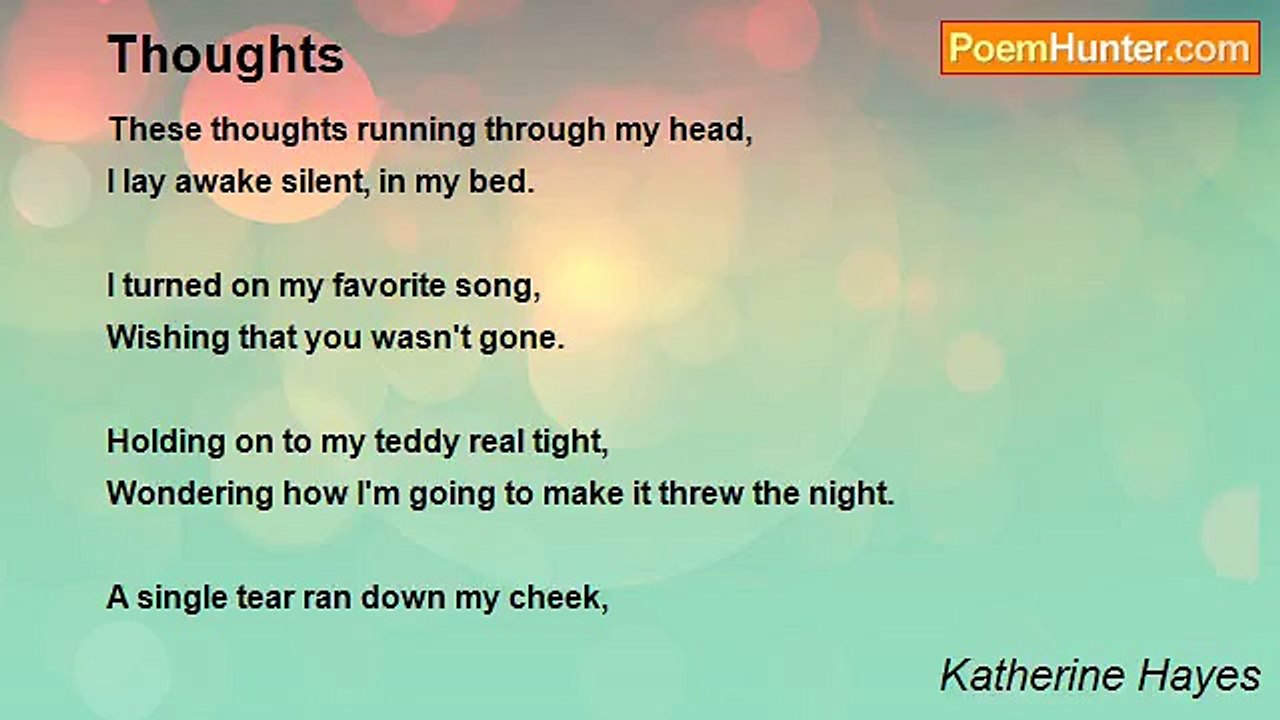 Katherine Hayes - Thoughts