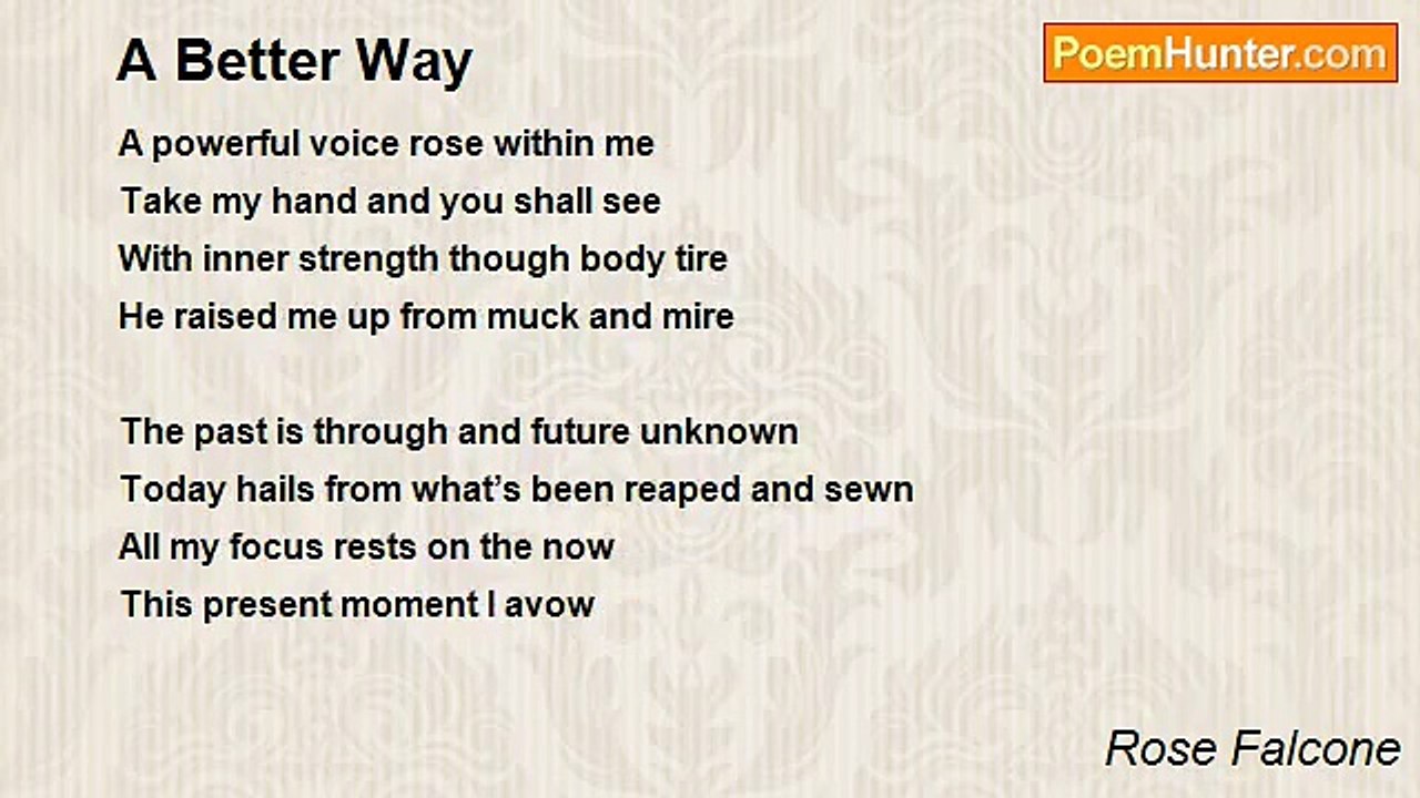 Rose Falcone - A Better Way