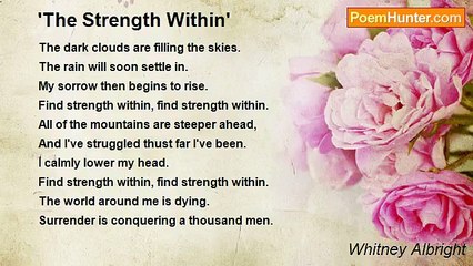 Whitney Albright - 'The Strength Within'
