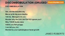 JAMES ROBERTS - DISCOMBOBULATION (DRUGED BY MEETING INDUCED BOREDOM)