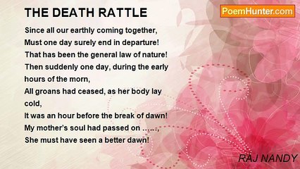 RAJ NANDY - THE DEATH RATTLE