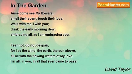 David Taylor - In The Garden