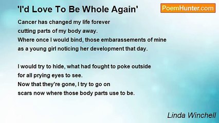 Linda Winchell - 'I'd Love To Be Whole Again'