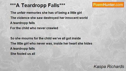 Kaspa Richards - ***A Teardropp Falls***