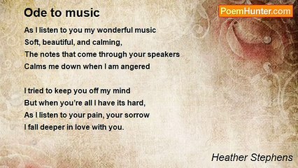 Heather Stephens - Ode to music