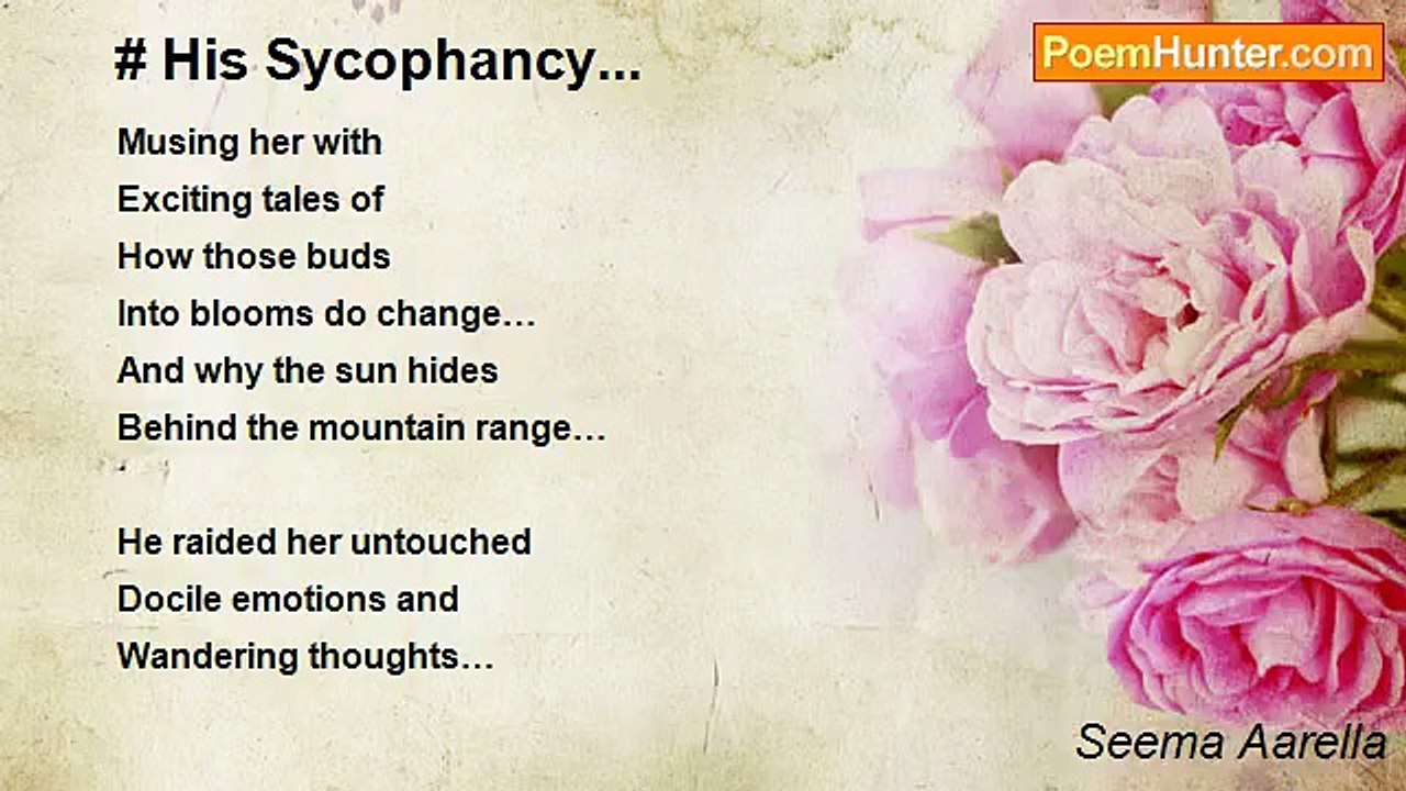 Seema Aarella - # His Sycophancy...
