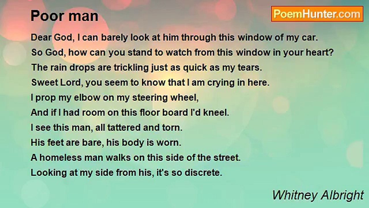 Whitney Albright - Poor man