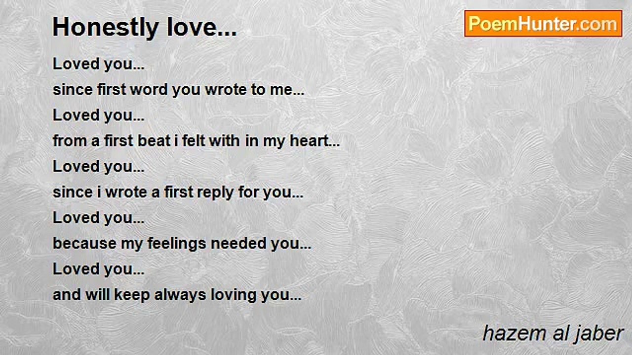 hazem al jaber - Honestly love...