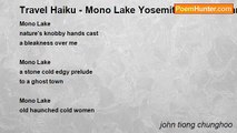 john tiong chunghoo - Travel Haiku - Mono Lake Yosemite National Park (California)